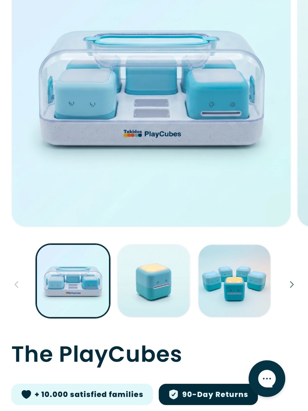 Tokidos PlayCubes Interactive Toy Set SCREEN FREE PLAY
